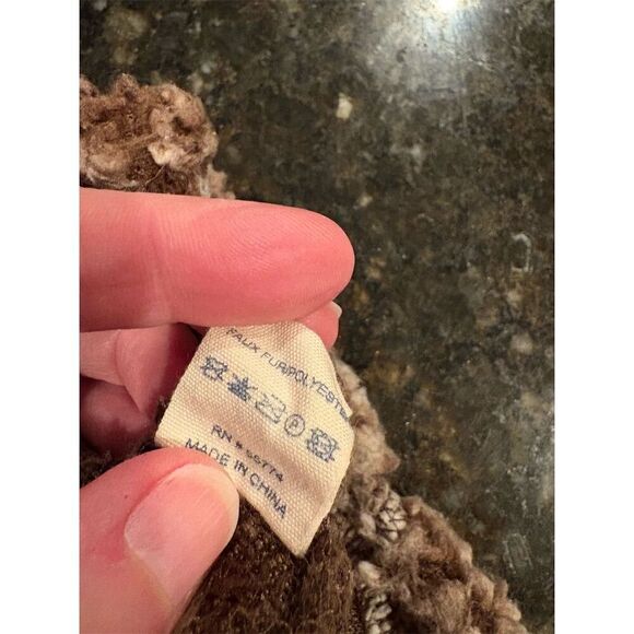 Simply Southern Women's Sherpa Pullover Jacket Brown Size L Standard Casual Zip - Picture 5 of 11